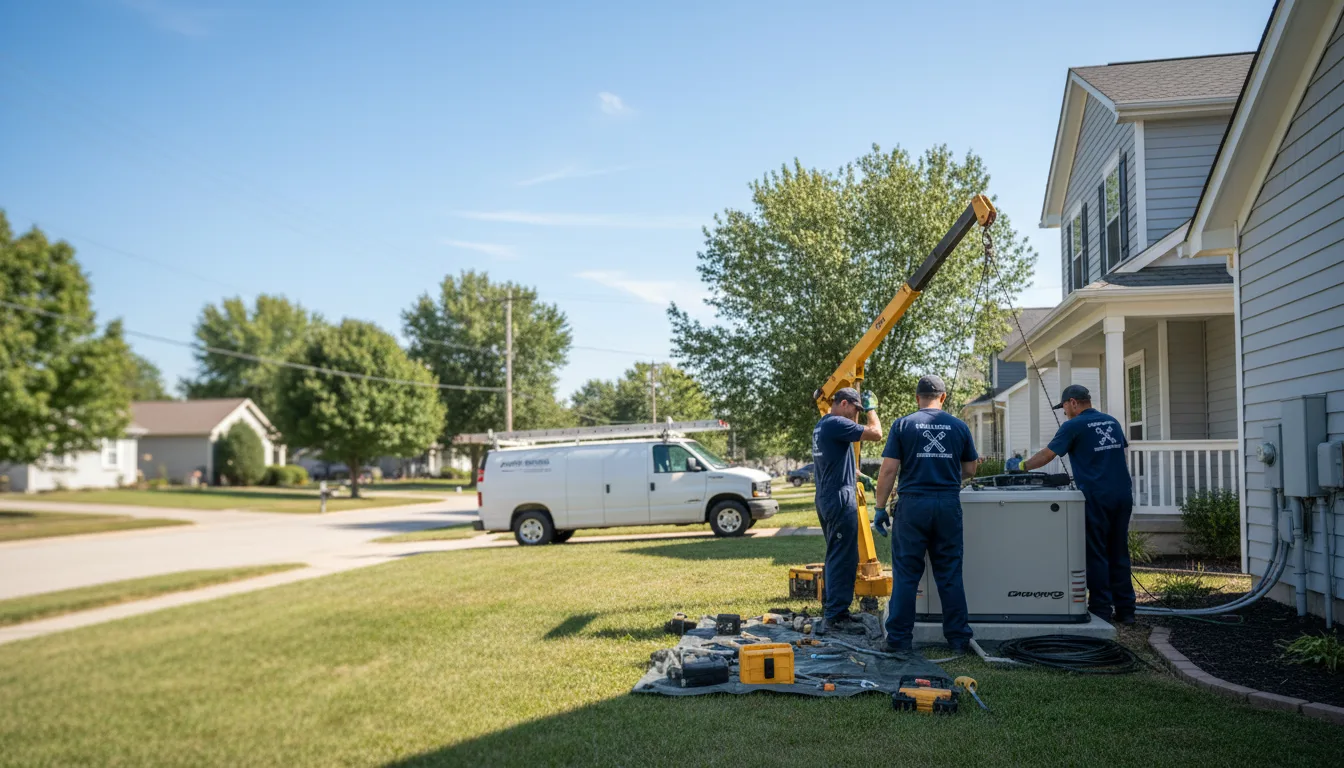 Generator Installation in West Burlington, IA near me